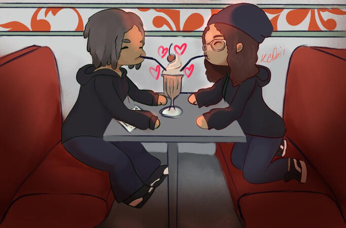 Full body, 2 person, detailed background, comm